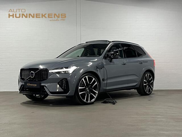 Volvo XC60 2.0 T8 Plug-in hybrid AWD Ultimate Dark *SOH 97%* Luchtvering | Trekhaak | Open dak | Bowers & Wilkins | Adapt. cruise | Stoel-/stuurverwarming | 360 camera | Head up
