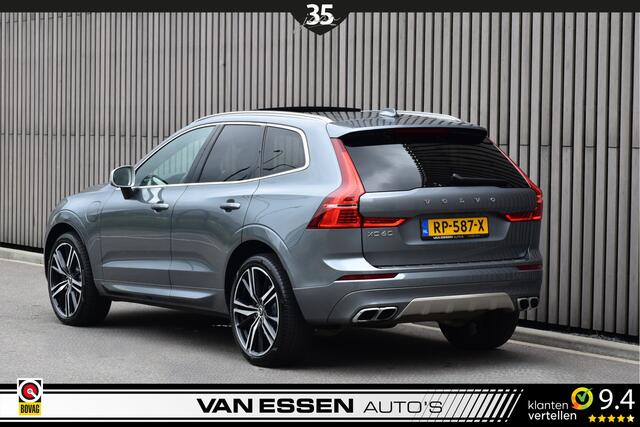 Volvo XC60 2.0 T8 Twin Engine AWD R-Design Pano Luchtvering Trekhaak B&O 360-Camera NL-AUTO!