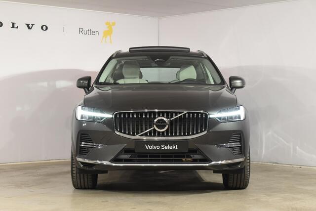 Volvo XC60 T6 340PK Automaat Plug-in Hybrid AWD Inscription / Navigatie / Elektrisch glazen schuif-kanteldak / Leder Blond / Elektrische achterklep / Cruise control
