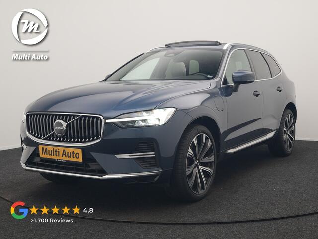 Volvo XC60 T6 AWD Plus Bright PHEV 350pk LONG RANGE Dealer O.H | Panodak | Adaptive Cruise | Tailored Wood Sportstoelen Memory & Verwarmd | Blis | Keyless | Apple Carplay | Google Assistant | Pilot Assist | Navigatie | Virtual | DAB | 21"L.M | Plug In Hybrid |