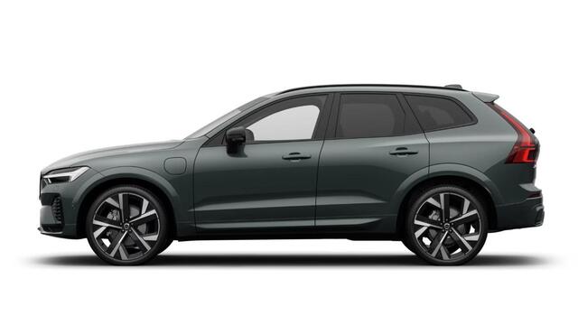 Volvo XC60 T8 Plug-in hybrid AWD Ultra Dark Exec. Ed. | Google | Long Range | Panoramadak | Bowers & Wilkins Audio | Massagefunctie | Keyless | Luchtvering | Stoelverwarming & Ventilatie | Head-Up Display | Getint Glas | Elek. Achterklep | Stuurverwarming | Memory |