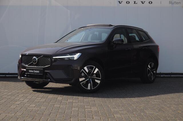 Volvo XC60 T6 350PK Automaat AWD Plus Dark / Trekhaak / BLIS / Adaptieve cruise control / Panoramadak / Apple carplay / Parkeersensoren met camera / Elektrische achterklep / Elektrische stoelen met geheugen / Stoel en stuurwielverwarming