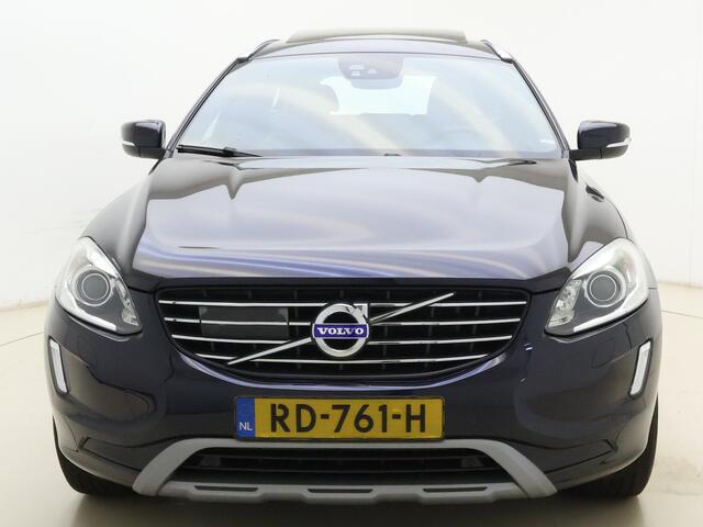Volvo XC60 D4 191pk Automaat Polar+ / 1e Eig. / Niveauregeling / ACC / BLIS / Panoramadak / Afn. Trekhaak / Sportleder / Xenon / Elektr. Stoelen / Flippers / PDC + Camera / Verw. Voorruit /
