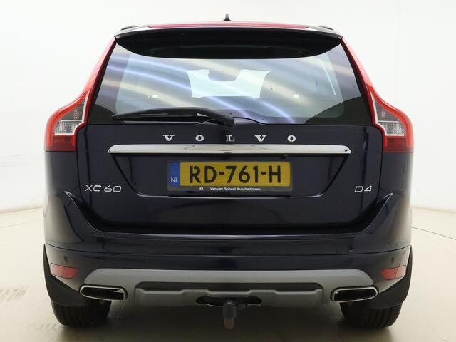 Volvo XC60 D4 191pk Automaat Polar+ / 1e Eig. / Niveauregeling / ACC / BLIS / Panoramadak / Afn. Trekhaak / Sportleder / Xenon / Elektr. Stoelen / Flippers / PDC + Camera / Verw. Voorruit /