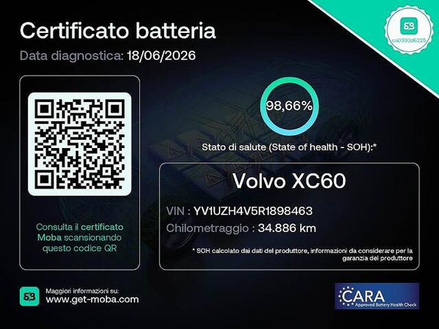 Volvo XC60 2.0 T6 Plug-in hybrid AWD Core *SOH 98.66%* PANORAMADAK | MAPS | Full LED .