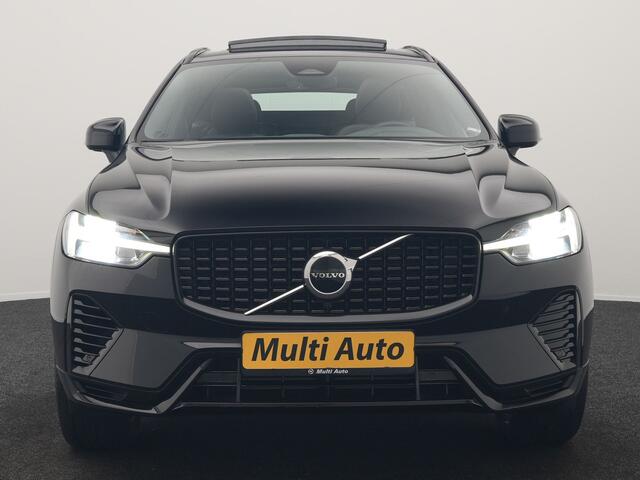 Volvo XC60 T8 AWD R-Design LONG RANGE PHEV 455pk Dealer O.H. | Trekhaak Af Fabriek | Panodak | Lederen Sportstoelen Memory & Verwarmd | Stuur Verwarmd | Keyless | Apple Carplay | Google Assistent | DAB | 20"L.M | Cruise Control | Plug In Hybrid |
