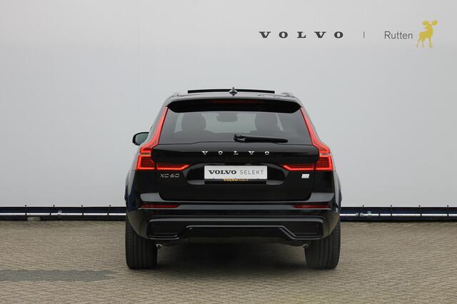 Volvo XC60 T6 Recharge AWD Long Range 350PK Dark Google Infotainment / Elektrisch schuif-kanteldak / 22" lichtmetalen velgen / Stoelventilatie-verwarming voor / Stuurwielverwarming