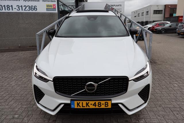 Volvo XC60 2.0 T8 Plug-in hybrid AWD Plus Dark Soh 100% FABRIEKSGARANTIE Panoramadak/Orrefors kristal pook/Zwarte hemel/Stoelverwarming voor & achter/Stuurverwarming/Harman kardon audio/360 camera/Elektrische stoelen met geheugen/Adaptieve cruis control/Lane assist/