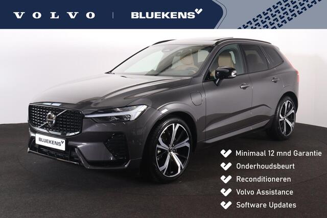 Volvo XC60 T6 Recharge AWD Ultra Dark - Luchtvering - Panorama/schuifdak - IntelliSafe Assist & Surround - 360º Camera - Bowers & Wilkins audio - Verwarmde voorstoelen, stuur & achterbank - Parkeersensoren voor & achter - Elektr. bedienb. voorstoelen met geheugen -