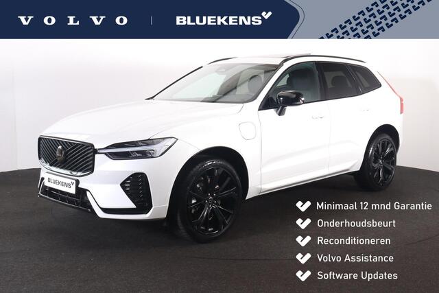 Volvo XC60 T6 Recharge AWD Plus Black Edition - Panorama/schuifdak - IntelliSafe Assist & Surround - Harman/Kardon audio - Parkeercamera achter - Verwarmde voorstoelen, stuur & achterbank - Parkeersensoren voor & achter - Elektr. bedienb. voorstoelen met geheugen -