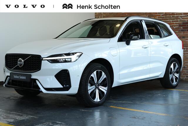 Volvo XC60 T6 Plug-in hybrid AWD Plus Dark | Elektrisch glazen panorama-dak | Rondomzicht camera | Trekhaak elektrisch uitklapbaar | Elektrisch verstelbare voorstoelen met geheugen | Adaptieve cruise control | Google services | Apple Carplay & Android Auto | Dodehoe