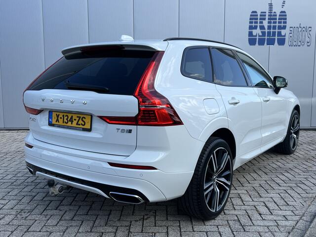 Volvo XC60 2.0 T8 392 pk Recharge AWD R-Design Navigatie Nappa Leer Stoelkoeling Trekhaak 360 Camera 21 Inch Standkachel Head-Up Pilot Assist Stoel + Stuurverwarming Panoramadak Plug in Hybride