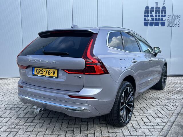 Volvo XC60 2.0 T8 455 Pk AWD Ultra Bright Facelift model 2026 ! Trekhaak Luchtvering Bowers Wilkins Comfortstoelen Nappa leer + Massage + Ventilatie 360 Camera Panoramadak 21 Inch Velgen Pilot Assist ACC BLIS Apple Carplay Android Au Vol Opties en in Nieuwstaat ! Lo