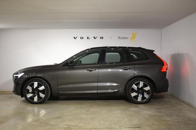 Volvo XC60 T6 350PK Automaat Plug-in Hybrid AWD Ultimate Dark / Luchtvering / Bowers & Wilkins / 360 Camera / Adaptieve Cruise Control / Stuur & Stoelverwarming / Elektr. Achterklep / Schuifdak / Trekhaak