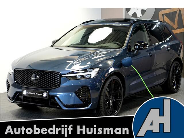 Volvo XC60 2.0 T8 AWD 299kW/407pk Aut8 MJ2027, NIEUW ¤82.945! Plug-in Ultra Black Exec. LUCHTVERING + BOWERS&WILKINS + PANORAMADAK + EL.TREKHAAK + HEAD-UP + PILOT ASSIST + STOELVERWARMING/-VENTILATIE&-MASSAGE + STUURVERARMING + 360 CAMERA + 21" LM-VELGEN!!