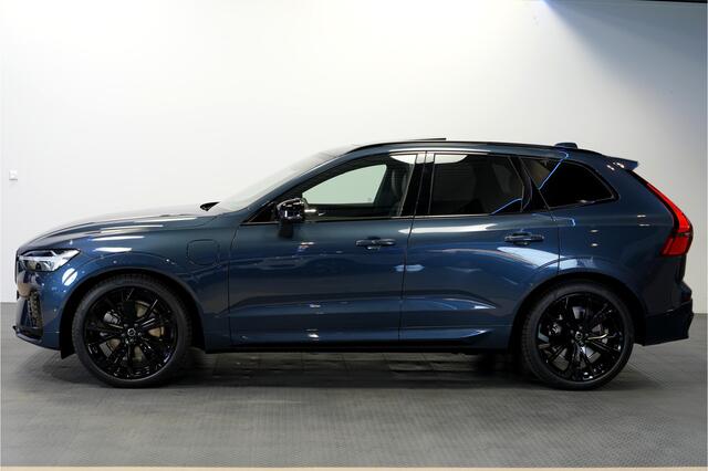 Volvo XC60 2.0 T8 AWD 299kW/407pk Aut8 MJ2027, NIEUW ¤82.945! Plug-in Ultra Black Exec. LUCHTVERING + BOWERS&WILKINS + PANORAMADAK + EL.TREKHAAK + HEAD-UP + PILOT ASSIST + STOELVERWARMING/-VENTILATIE&-MASSAGE + STUURVERARMING + 360 CAMERA + 21" LM-VELGEN!!