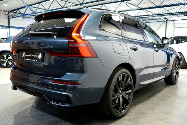 Volvo XC60 2.0 T8 AWD 299kW/407pk Aut8 MJ2027, NIEUW ¤82.945! Plug-in Ultra Black Exec. LUCHTVERING + BOWERS&WILKINS + PANORAMADAK + EL.TREKHAAK + HEAD-UP + PILOT ASSIST + STOELVERWARMING/-VENTILATIE&-MASSAGE + STUURVERARMING + 360 CAMERA + 21" LM-VELGEN!!