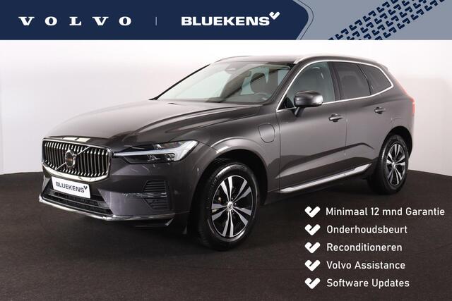 Volvo XC60 T6 Recharge AWD Core Bright - Panorama/schuifdak - IntelliSafe Assist & Surround - Parkeercamera achter - Verwarmde voorstoelen, stuur & achterbank - Parkeersensoren voor & achter - Draadloze tel. lader - Extra getint glas - Inklapbare trekhaak - 18' LMV