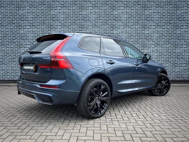 Volvo XC60 2.0 T8 Plug-in Hybrid AWD Ultra Black Edition | PHEV | Trekhaak | Luchtvering | Panoramadak | Harman Kardon Audio | Head-up Display | 360 Graden Camera | Keyless Entry | Elektrische Achterklep | Sportstoelen | Stoelverwarming voor en achter | Google Navigatie | Apple Carplay | Android Auto | Zitverlenging | 21" Lichtmetalen Velgen