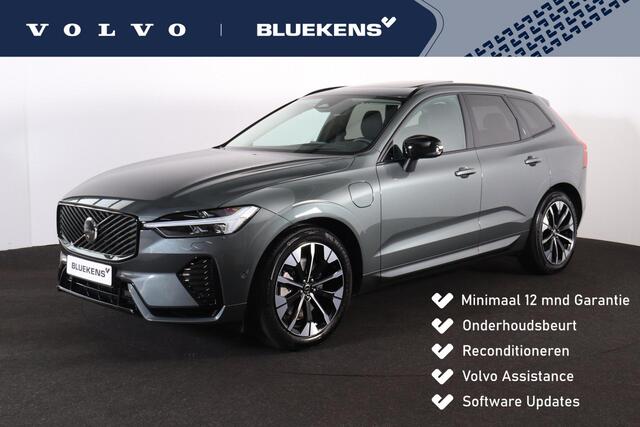 Volvo XC60 T6 Recharge AWD Ultra Dark - Luchtvering - Panorama/schuifdak - IntelliSafe Assist & Surround - 360º Camera - Harman/Kardon audio - Adaptieve LED koplampen - Verwarmde voorstoelen, stuur & achterbank - Parkeersensoren voor & achter - Elektr. bedienb. voorstoelen met geheugen - Head up display - Draadloze tel. lader - Extra getint glas - Inklapbare trekhaak - 20' LMV