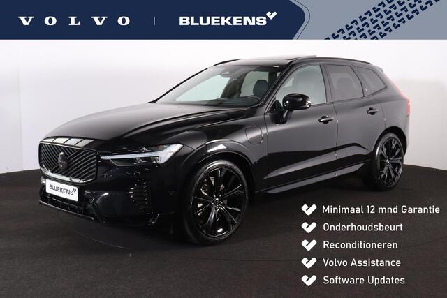 Volvo XC60 T6 Recharge AWD Ultra Black Edition - Luchtvering - Panorama/schuifdak - IntelliSafe Assist & Surround - 360º Camera - Harman/Kardon audio - Adaptieve LED koplampen - Verwarmde voorstoelen, stuur & achterbank - Parkeersensoren voor & achter - Elektr. bedienb. voorstoelen met geheugen - Head up display - Draadloze tel. lader - Extra getint glas - Inklapbare trekhaak - 21' LMV