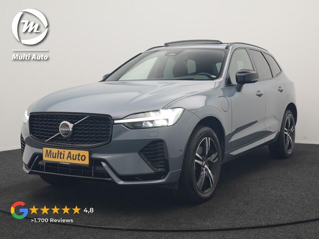 Volvo XC60 T6 AWD R-Design PHEV 340pk Dealer O.H. | Panodak | Adaptive Cruise | Head Up | 360 Camera | Harman / Kardon | Lederen Sportstoelen Memory & Verwarmd | Stuur Verwarmd | Google Assistent | Keyless | Apple Carplay | Navigatie | DAB | Plug In Hybrid |
