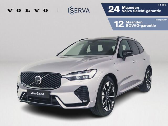 Volvo XC60 T6 Plug-in hybrid AWD Ultra Dark | SOH 100% | Panoramadak | 360° camera | Luchtvering | Head-up display | Luchtvering | Stoel- en stuurverwarming | Trekhaak