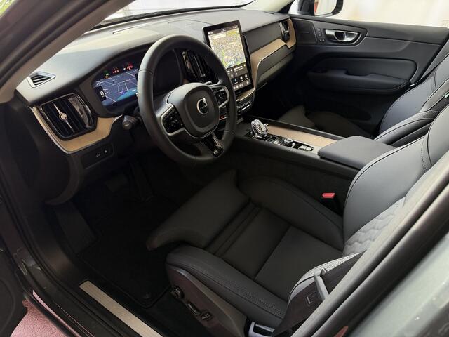 Volvo XC60 2.0 T8 455PK AWD PLUS DARK NIEUWE AUTO HARMAN KARDON 360.CAM STOEL/STUUR VERW LEER