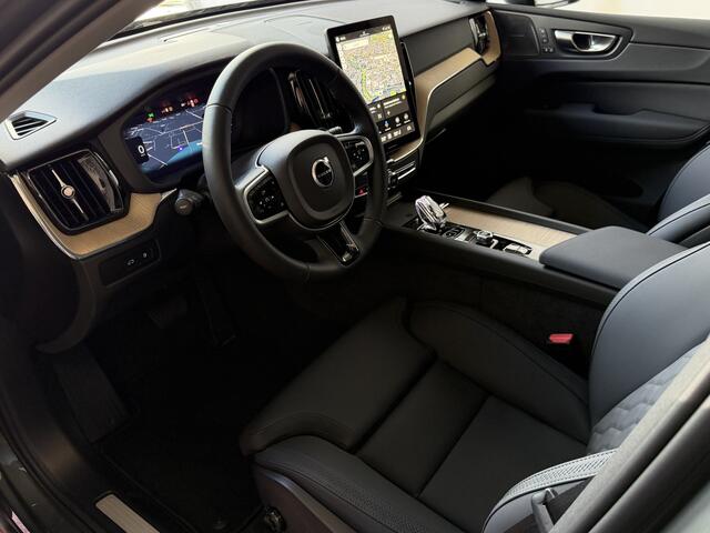 Volvo XC60 2.0 T8 455PK AWD PLUS DARK NIEUWE AUTO HARMAN KARDON 360.CAM STOEL/STUUR VERW LEER