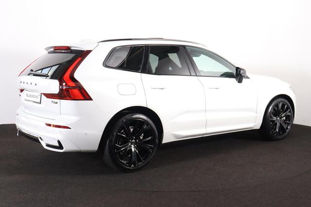 Volvo XC60 T6 Recharge AWD Ultra Black Edition - Luchtvering - Panorama/schuifdak - IntelliSafe Assist & Surround - 360º Camera - Harman/Kardon audio - Adaptieve LED koplampen - Verwarmde voorstoelen, stuur & achterbank - Parkeersensoren voor & achter - Elektr. bedienb. voorstoelen met geheugen - Head up display - Draadloze tel. lader - Extra getint glas - Inklapbare trekhaak - 21' LMV