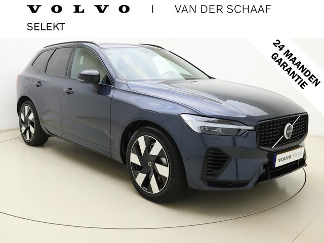 Volvo XC60 T6 AWD 350pk Plus Dark / Luchtvering / Geventileerde stoelen / Amber interieur / Panorama dak / Trekhaak / Voorruit verwarming /