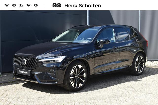 Volvo XC60 T6 Plug-in hybrid AWD Ultra Dark | Luchtvering | Trekhaak | Panoramadak | Verwarmbare voorstoelen, achterbank & stuurwiel | Head-up display | Premium audio by Harman Kardon | Apple carplay/Android auto |