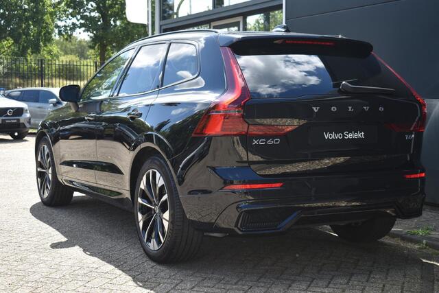 Volvo XC60 T6 Plug-in hybrid AWD Ultra Dark | Luchtvering | Trekhaak | Panoramadak | Verwarmbare voorstoelen, achterbank & stuurwiel | Head-up display | Premium audio by Harman Kardon | Apple carplay/Android auto |