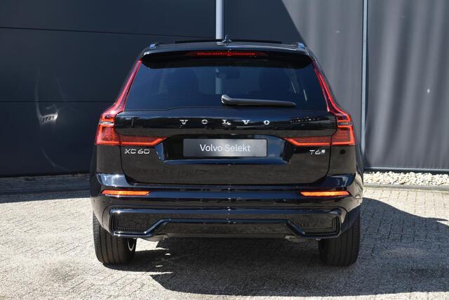 Volvo XC60 T6 Plug-in hybrid AWD Ultra Dark | Luchtvering | Trekhaak | Panoramadak | Verwarmbare voorstoelen, achterbank & stuurwiel | Head-up display | Premium audio by Harman Kardon | Apple carplay/Android auto |