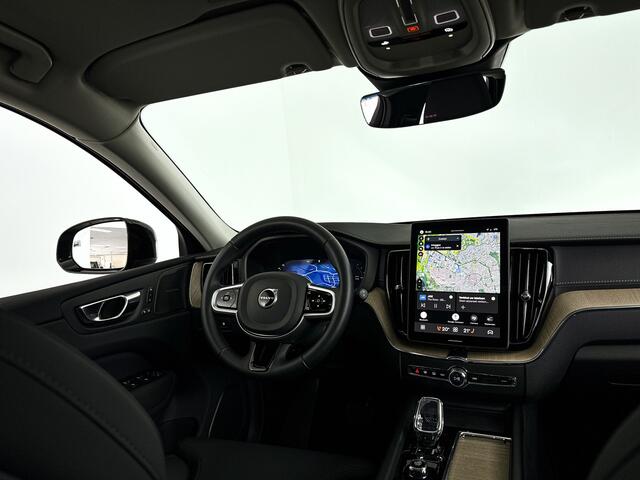 Volvo XC60 T6 Plug-in hybrid AWD Ultra Dark | SOH 100% | Panoramadak | 360° camera | Luchtvering | Head-up display | Luchtvering | Stoel- en stuurverwarming | Trekhaak