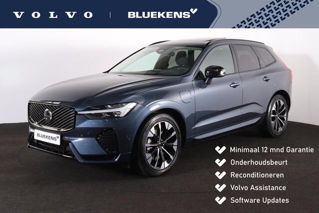 Volvo XC60 T6 Recharge AWD Ultra Dark - Luchtvering - Panorama/schuifdak - IntelliSafe Assist & Surround - 360º Camera - Harman/Kardon audio - Adaptieve LED koplampen - Verwarmde voorstoelen, stuur & achterbank - Parkeersensoren voor & achter - Elektr. bedienb. voorstoelen met geheugen - Head up display - Draadloze tel. lader - Extra getint glas - Inklapbare trekhaak - 20' LMV
