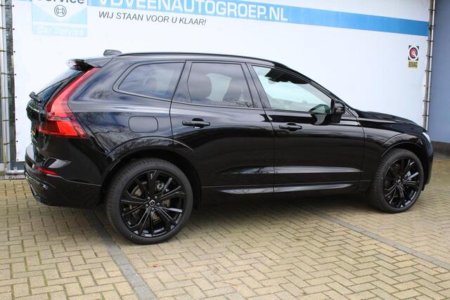 Volvo XC60 2.0 T6 Plug-in hybrid AWD Ultra Black Edition | 2 jaar fabrieks garantie | NIEUW! | Luchtvering | Elektrisch wegklapbare trekhaak | Massage stoelen | Stoel verwarming voor & achter | Elektrisch verstelbare voor stoelen met geheugen | Stuurverwarming | Bowers & Wilkins | 360° camera | Apple Carplay/Android Auto | Schuif/kanteldak| Dealer prijs € 88.889,- bij ons €69.950,- |
