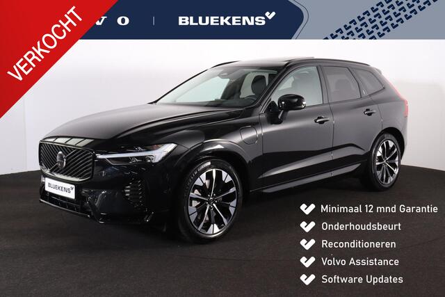 Volvo XC60 T6 Recharge AWD Ultra Dark - Luchtvering - Panorama/schuifdak - IntelliSafe Assist & Surround - 360º Camera - Harman/Kardon audio - Adaptieve LED koplampen - Verwarmde voorstoelen, stuur & achterbank - Parkeersensoren voor & achter - Elektr. bedienb. voorstoelen met geheugen - Head up display - Draadloze tel. lader - Extra getint glas - Inklapbare trekhaak - 20' LMV