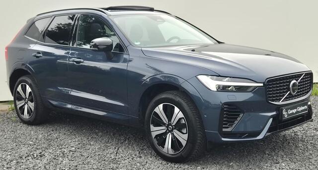 Volvo XC60 2.0 T6 Phev AWD Plus Dark 19" Wielen - Panoramadak - Lighting - Harman Kardon Audio - 360 Cam - Alarm - Climate - Privacy Glass - 2250 KG Trekgewicht - RA000 Interieur Zwart Leder - Power seats met memory - Full led koplampen