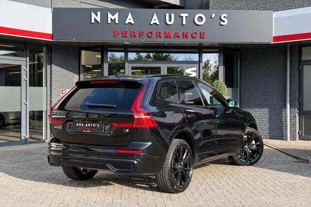 Volvo XC60 2.0 T6 Plug-in hybrid AWD Ultimate Black Edition ACC, PANO, KEYLESS GO, STOEL & STUURVERWARMING, DODEHOEK, 21" MULTI SPAAK, CARPLAY, 360 CAMERA