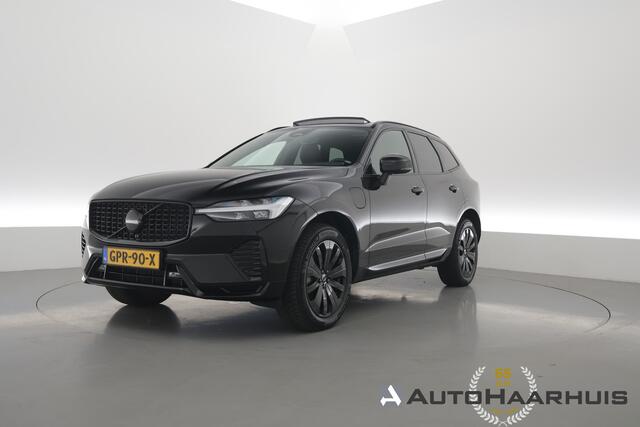 Volvo XC60 2.0 T6 Plug-in hybrid AWD Plus Dark | Rijklaar! | Black-Pakket | S/K-Dak | Leder+Memory | Adapt. Cruise | Stoel-Stuurverw. | Dig. Cockpit | Google | Camera+PDC | LED | 19'' | Elek. Klep V