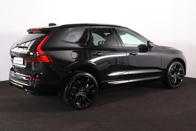 Volvo XC60 T6 Recharge AWD Plus Black Edition - Panorama/schuifdak - IntelliSafe Assist & Surround - 360º Camera - Harman/Kardon audio - Verwarmde voorstoelen, stuur & achterbank - Parkeersensoren voor & achter - Elektr. bedienb. voorstoelen met geheugen - Head up display - Extra getint glas - 21' LMV