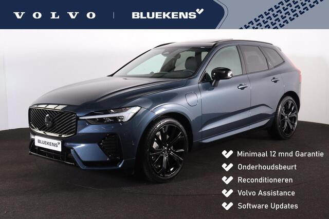 Volvo XC60 T8 Recharge AWD Ultra Black Edition Exec - Luchtvering - Panorama/schuifdak - IntelliSafe Assist & Surround - 360º Camera - Bowers & Wilkins audio - Adaptieve LED koplampen - Verwarmde voorstoelen, stuur & achterbank - Parkeersensoren voor & achter - Elektr. bedienb. voorstoelen met geheugen - Head up display - 21' LMV