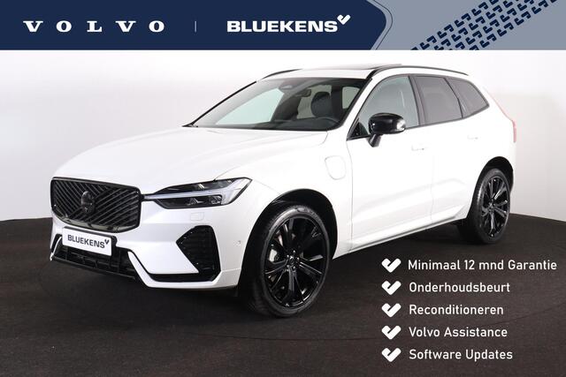 Volvo XC60 T6 Recharge AWD Ultra Black Edition - Panorama/schuifdak - IntelliSafe Assist & Surround - 360º Camera - Harman/Kardon audio - Adaptieve LED koplampen - Verwarmde voorstoelen, stuur & achterbank - Parkeersensoren voor & achter - Elektr. bedienb. voorstoelen met geheugen - Head up display - Draadloze tel. lader - Extra getint glas - 21' LMV