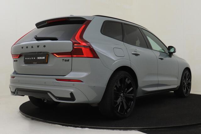 Volvo XC60 II T6 PLUG-IN HYBRID AWD ULTRA BLACK EDITION -PANO.DAK|HARMAN/KARDON|LUCHTVERING|360°CAM|HEAD-UP DISP.|PRIVACY.GLAS|TREKHAAK|21"ALL-SEASON|SoH:99%