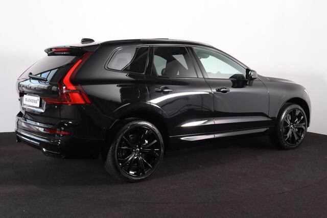 Volvo XC60 T8 Recharge AWD Ultra Black Edition Exec - Luchtvering - Panorama/schuifdak - IntelliSafe Assist & Surround - 360º Camera - Bowers & Wilkins audio - Adaptieve LED koplampen - Verwarmde voorstoelen, stuur & achterbank - Parkeersensoren voor & achter - Elektr. bedienb. voorstoelen met geheugen - Head up display - 21' LMV