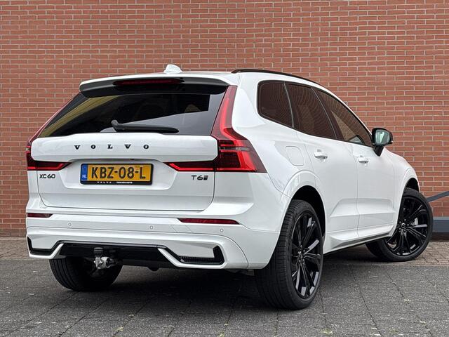 Volvo XC60 2.0 T6 Plug-in hybrid AWD Plus Black Edition Facelift, PHEV, Long range, Automaat, Panoramadak, Trekhaak semi elektrisch, 21 inch wielen, Harman Kardon audio, Park assist voor- en achter, Parkeercamera, Extra getint glas achter