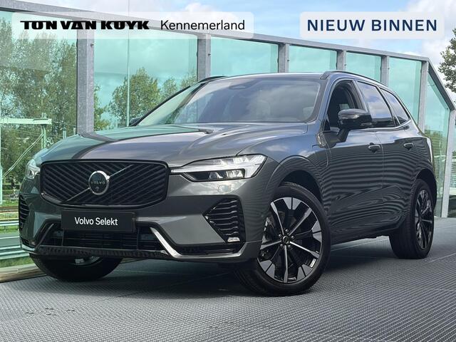 Volvo XC60 2.0 T6 Plug-in hybrid AWD Ultra Dark PHEV, Automaat, Panoramadak, Stoelverwarming, Stuurverwarming, Trekhaak semi elektrisch wegklapbaar, Lederen bekleding, 360 graden parkeercamera, Head-up display