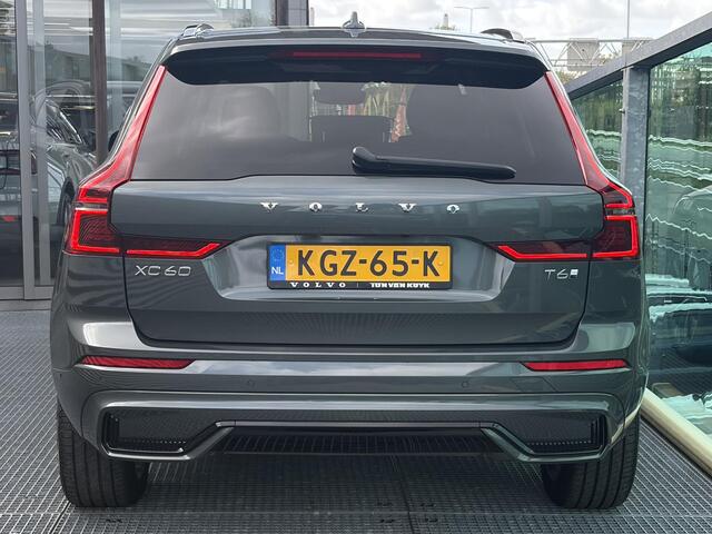 Volvo XC60 2.0 T6 Plug-in hybrid AWD Ultra Dark PHEV, Automaat, Panoramadak, Stoelverwarming, Stuurverwarming, Trekhaak semi elektrisch wegklapbaar, Lederen bekleding, 360 graden parkeercamera, Head-up display