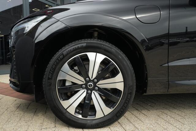 Volvo XC60 2.0 T6 Plug-in hybrid AWD Plus Dark | 350 PK | Panoramadak | Leder | Trekhaak | Volvo XC60 2.0 T6 Plug-in Hybrid AWD Plus Dark met 2.0 viercilinder plug-in hybride aandrijflijn en 350 PK, voorzien van luxe lederen bekleding, elektrisch verstelbare en verwarmde voorstoele